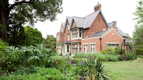 House from garden undefinedHouse from garden